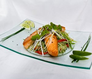 Fresh Salmon Salad - Jardin Nelson - Summer Menu